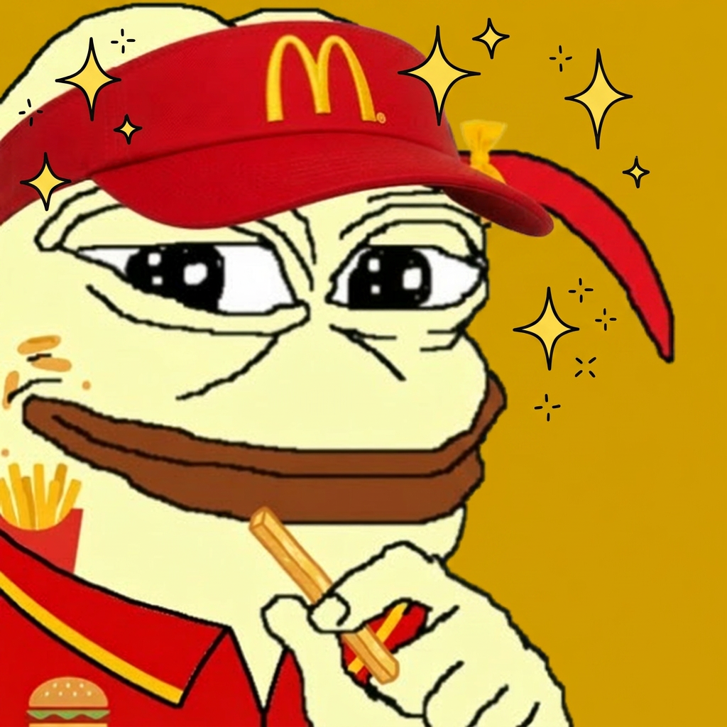 McDonald's Pepe PFP — Golden Arches