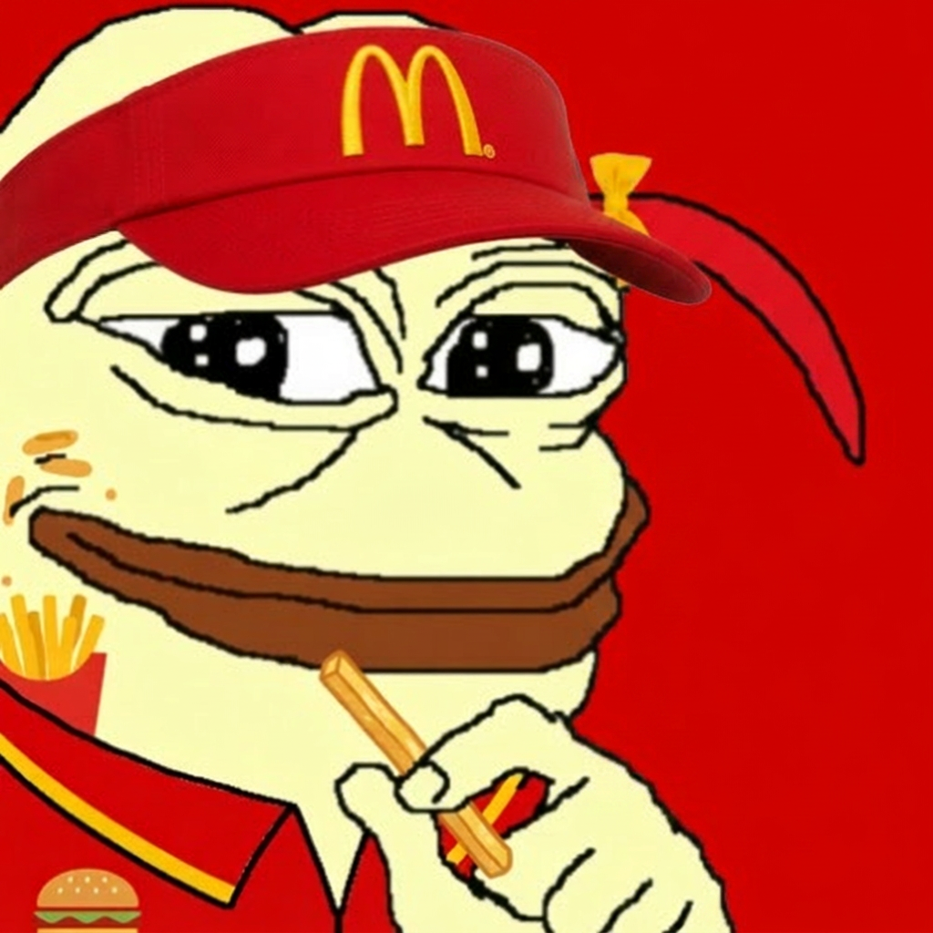 McDonald's Pepe PFP — Big Red